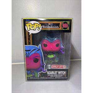 Marvel Scarlet Witch #986 Funko POP Target Exclusive WandaVision Blacklight